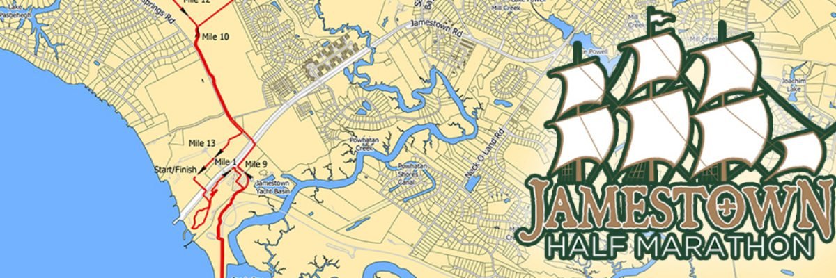 The Jamestown Half Marathon, Virginia Company 5K and Discovery Mile