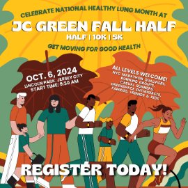 The JC Green Fall Half lMarathon, 10k, 5k -2026