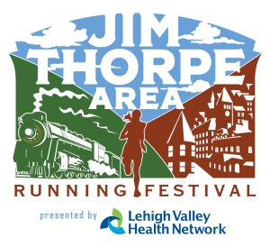 The Jim Thorpe Area Running Festival presented by Lehigh Valley Health Network Logo