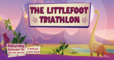 The Littlefoot Sprint Triathlon Logo