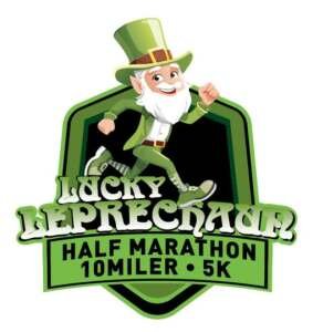 The Lucky Leprechaun Half Marathon, 10 Miler, & 5K Logo