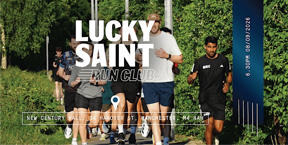 THE LUCKY SAINT RUN CLUB – MCR – 08/09 Logo
