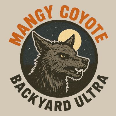 The Mangy Coyote Backyard Ultra Logo