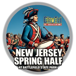 The New Jersey Spring Half, 10k, 5k at Battlefield State Park Logo