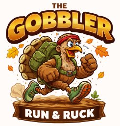 The ODO Gobbler Run & Ruck Logo
