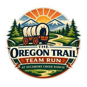 The Oregon Trail Team Run at Sycamore Creek Ranch Logo