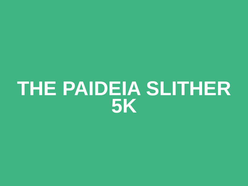The Paideia Slither 5K Logo