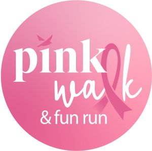 The Pink Walk & Timed 5K Fun Run Logo