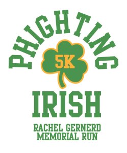 The Rachel Gernerd Phighting Irish 5K Logo