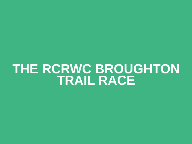 The RCRWC Broughton Trail Race Logo