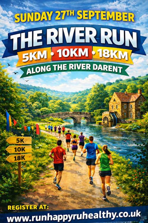 The River Run 2026  (River Darent, Kent) Logo