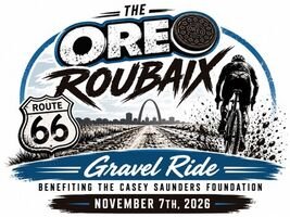 The Route 66 Oreo Roubaix Gravel Ride Logo