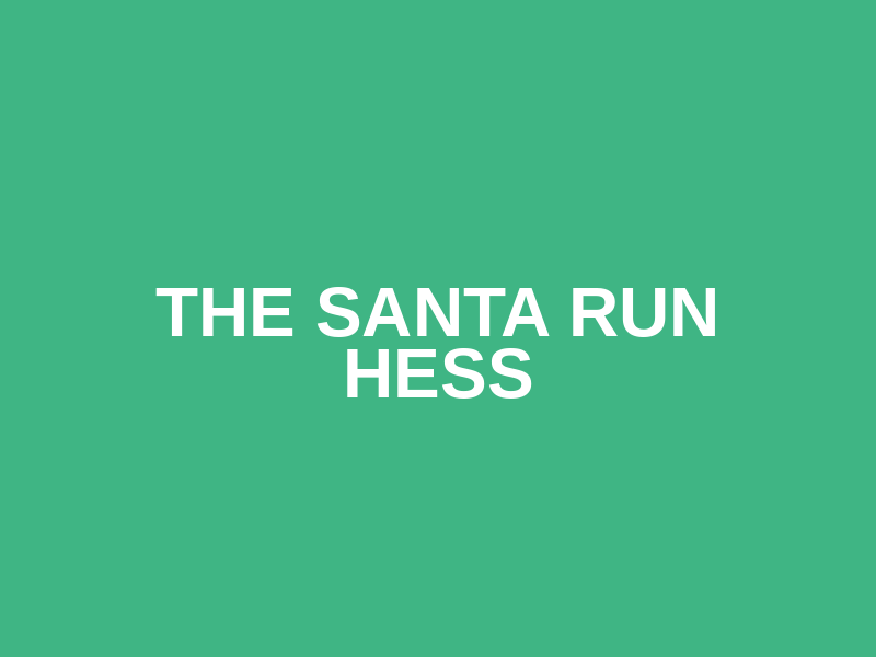 The Santa Run Hess Logo