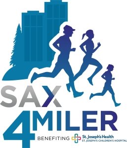 The SAX 4 Miler Logo