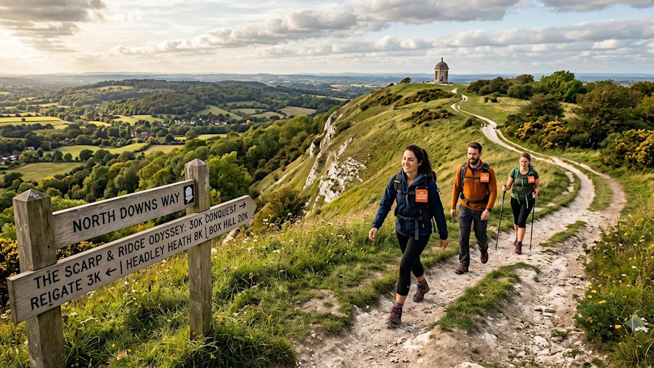 The Scarp & Ridge Odyssey: 30K Conquest of the Surrey Hills Logo