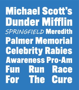 The SPRINGFIELD Office Fun Run Race For The Cure Logo