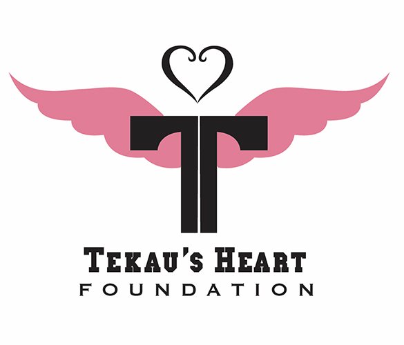 The Tekau's Heart Memorial 5K Run/ 1 Mile Walk Logo