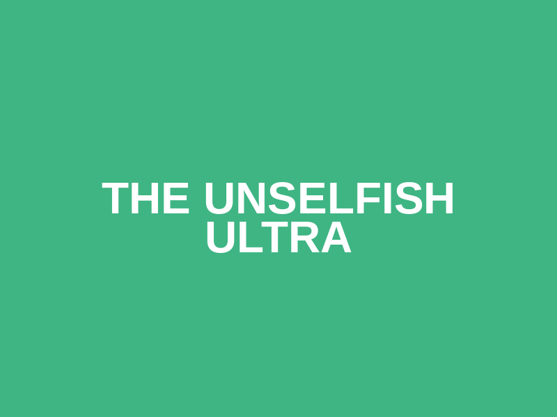 The Unselfish Ultra Logo
