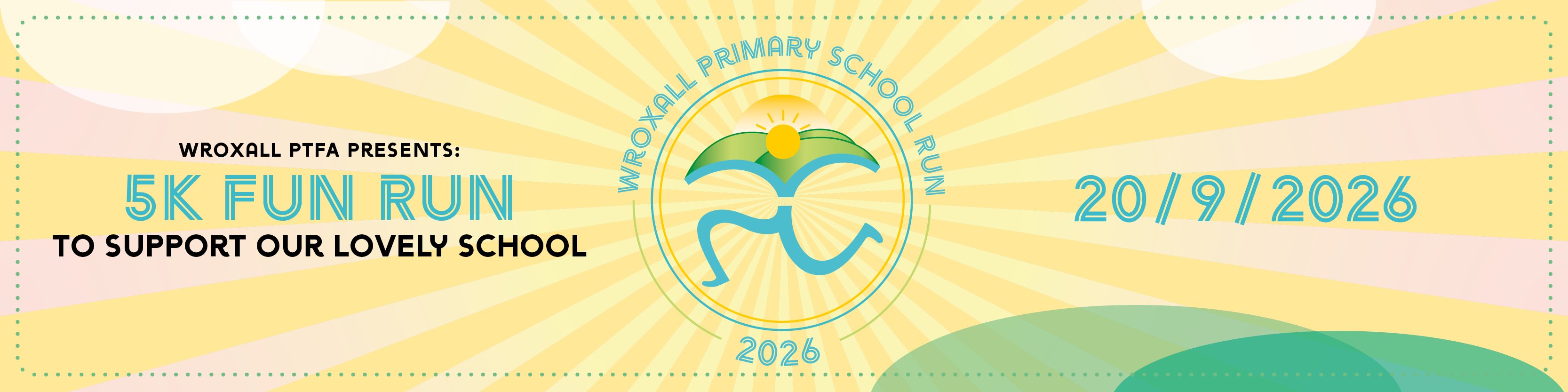 The Wroxall School Run Logo