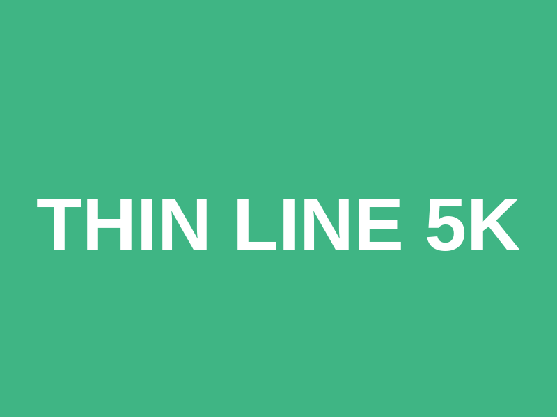 Thin Line 5K Logo