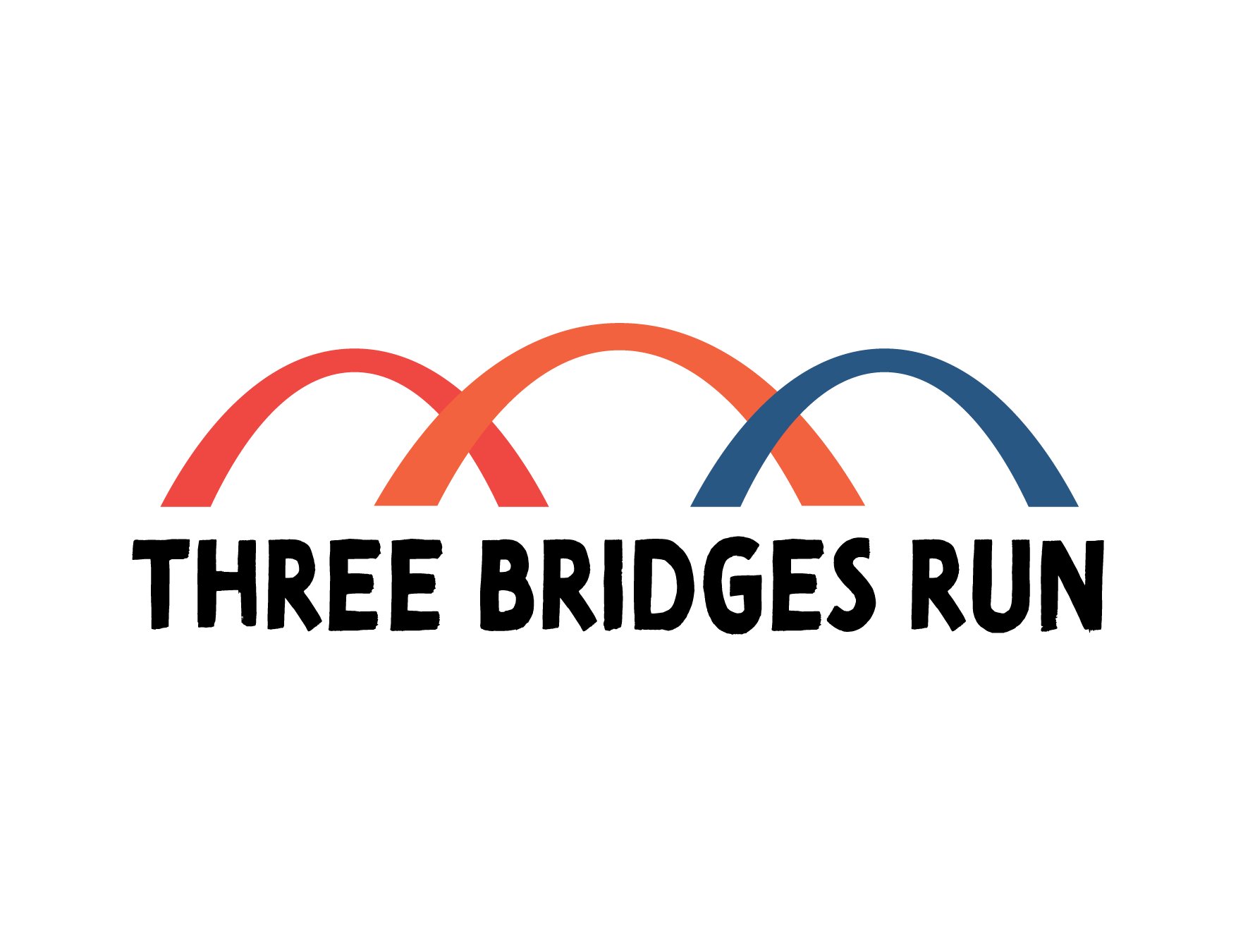 Three Bridges Run 2026 Logo