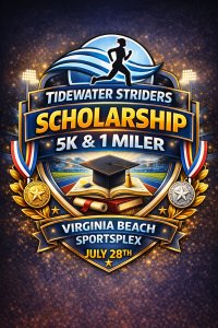Tidewater Striders  Scholarship 5K & Kids Mile Logo