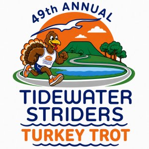 Tidewater Striders Turkey Trot 10K & Mile Logo
