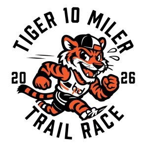 Tiger 10 Miler - 9th Annual Trail Race Presented by Byron Bank Logo