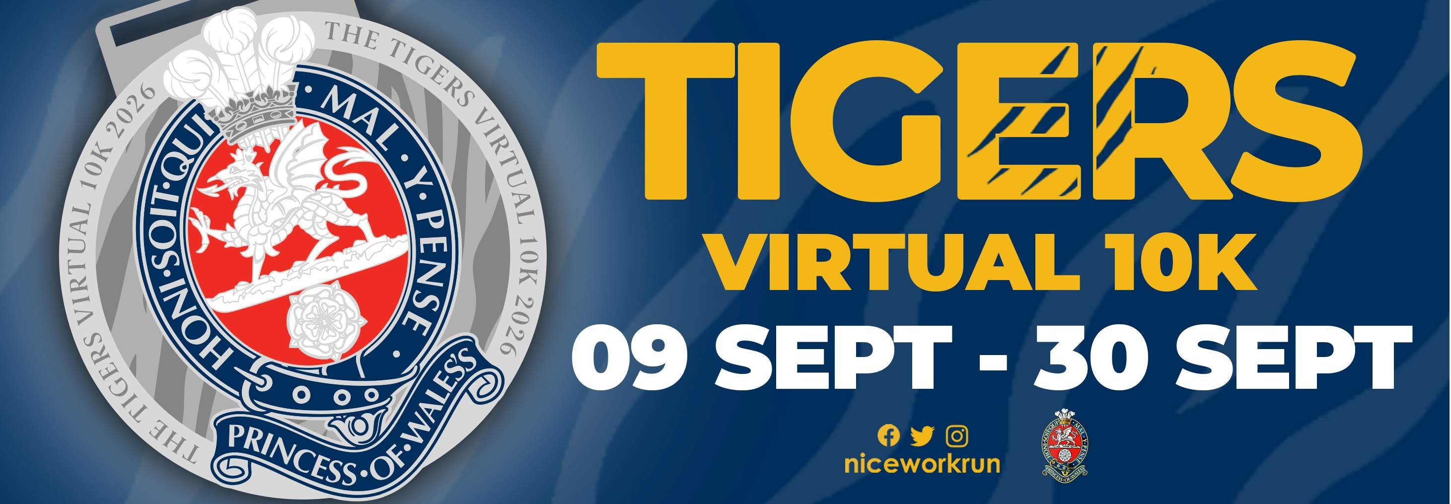 Tigers Virtual 10k Logo