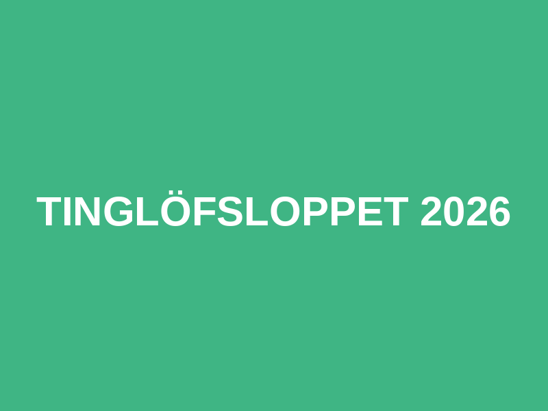 Tinglöfsloppet 2026 Logo