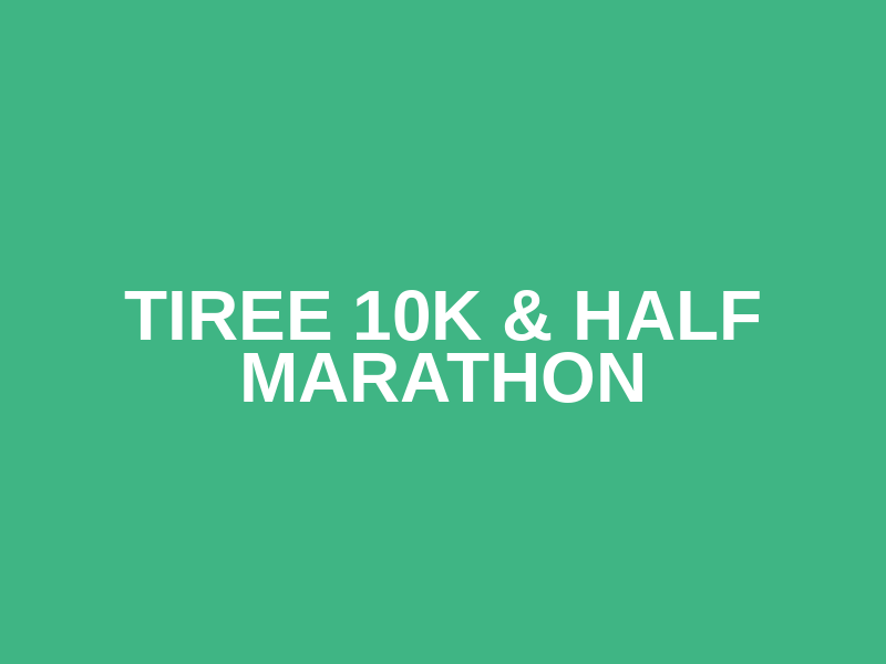 Tiree 10k & Half Marathon Logo
