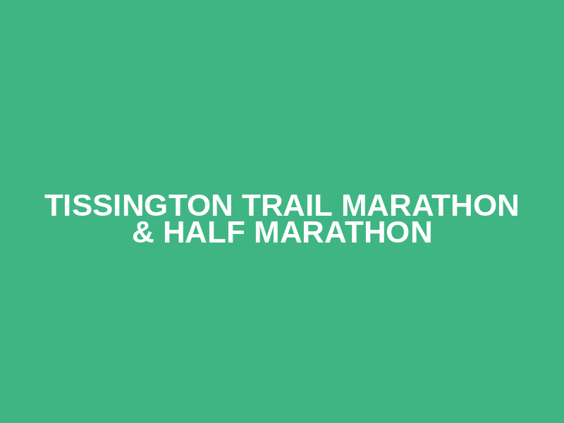 Tissington Trail Marathon & Half Marathon Logo