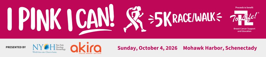 To Life! I Pink I Can! Breast Cancer Awareness and Fundraiser, 5K Race/Walk Logo