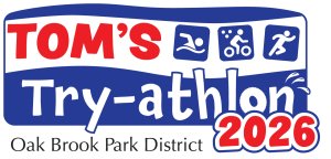 Tom's Try-athlon Oak Brook Park District Logo