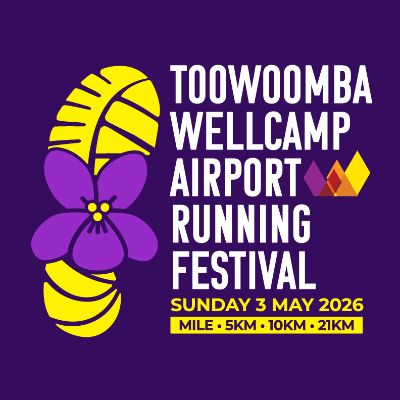 Toowoomba Wellcamp Airport Running Festival Logo