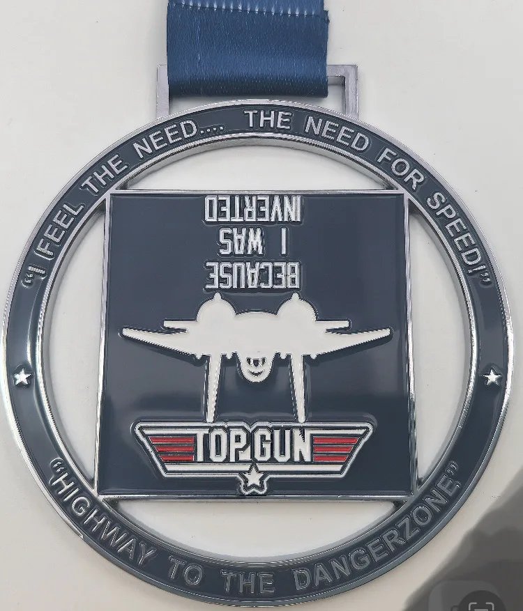 Top Gun 40th Anniversary Marathons & Half Marathons Logo