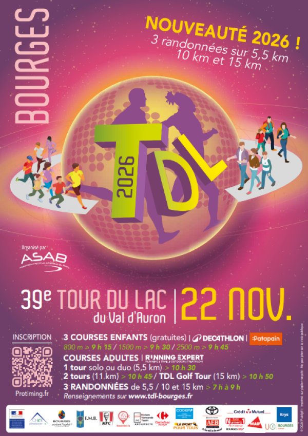 Tour du Lac du Val d'Auron Logo