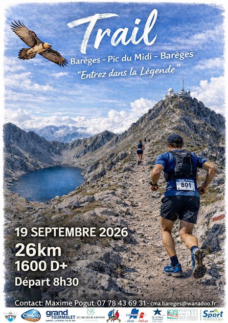 TRAIL BARÈGES – PIC DU MIDI – BARÈGES Logo