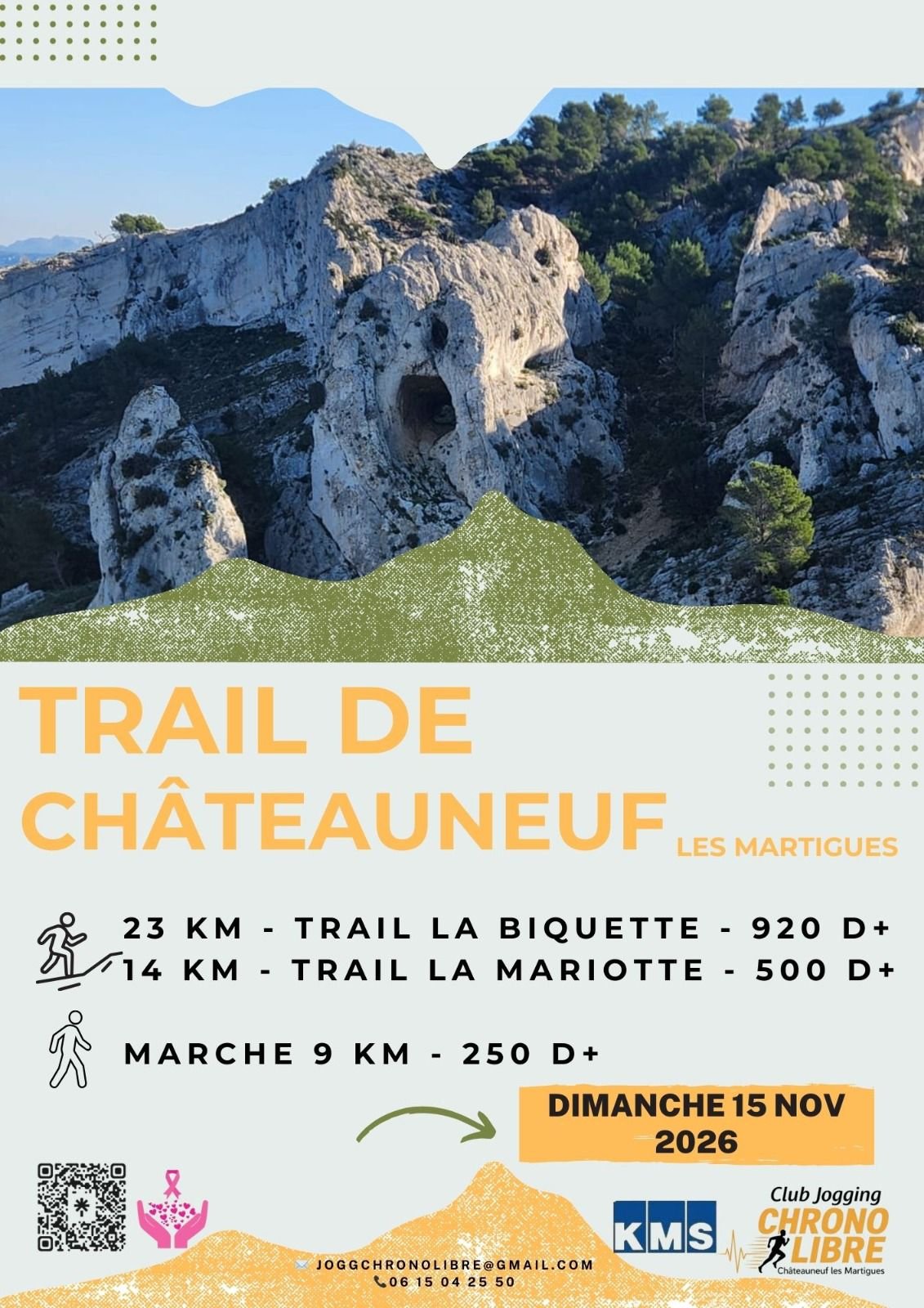 TRAIL DE CHATEAUNEUF LES MARTIGUES Logo