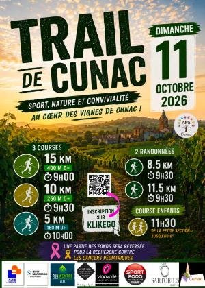 TRAIL DE CUNAC Logo