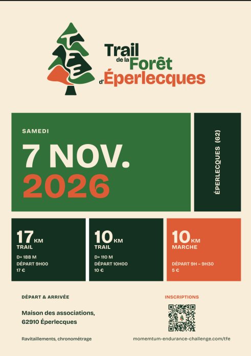 Trail de la forêt d'Eperlecques 2026