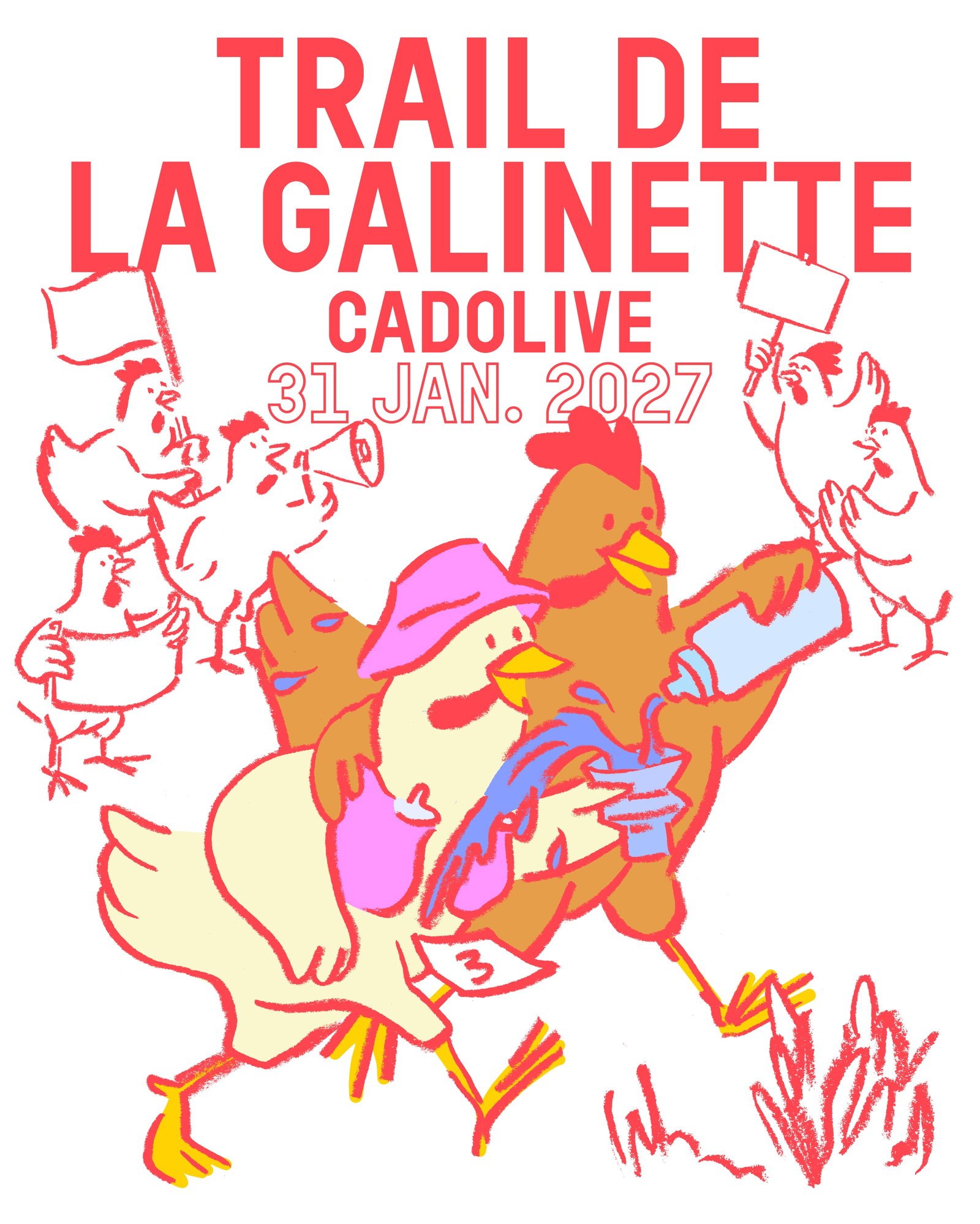 Trail de la Galinette 2027 Logo