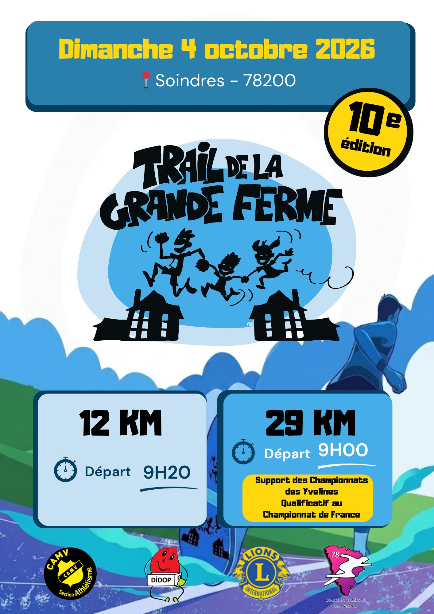 TRAIL DE LA GRANDE FERME 2026 Logo