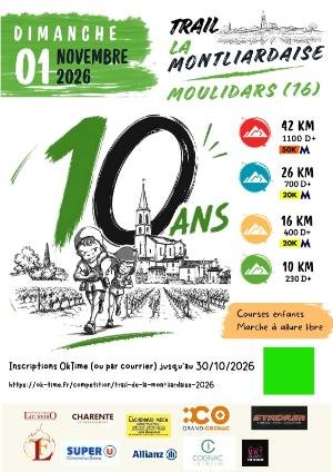 Trail de la Montliardaise 2026 Logo