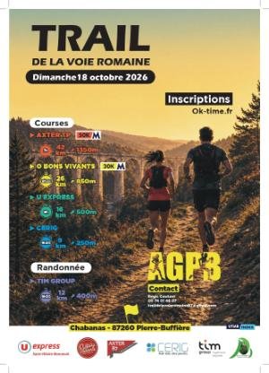 Trail de la Voie Romaine de Pierre Buffière Logo