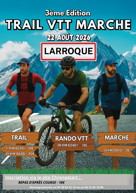 TRAIL DE LARROQUE Logo