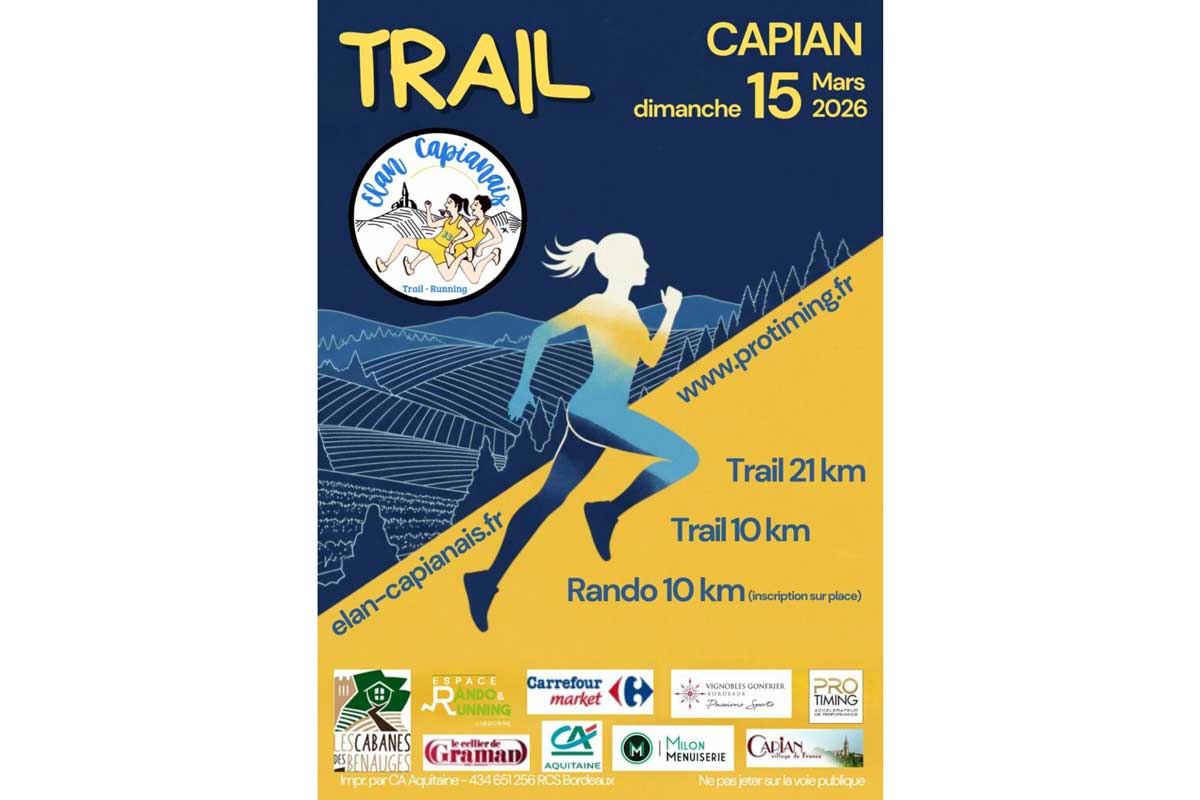 Trail de l'Elan Capianais Logo