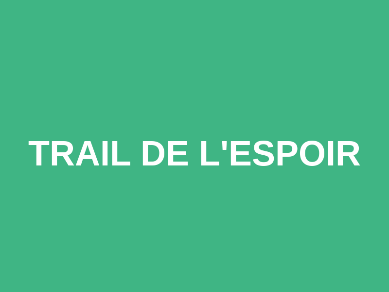 Trail de l'espoir Logo