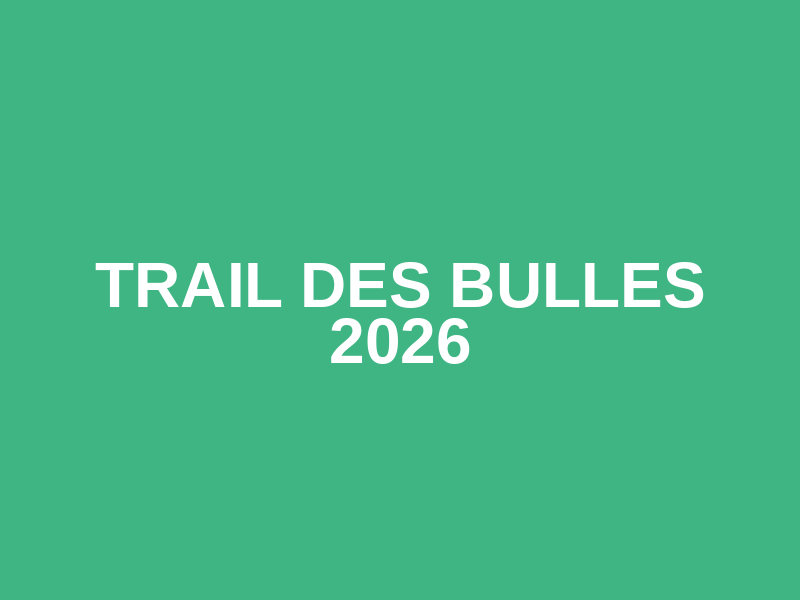 Trail des Bulles 2026 Logo