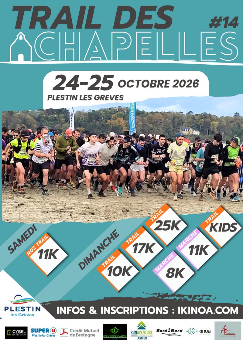 Trail des chapelles 2026 Logo